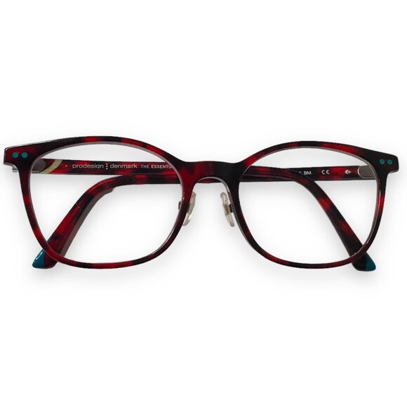 Prodesign Denmark Essential Eyeglasses FRAMES ONLY 3607-1 c. 4034 Red - Picture 5 of 8